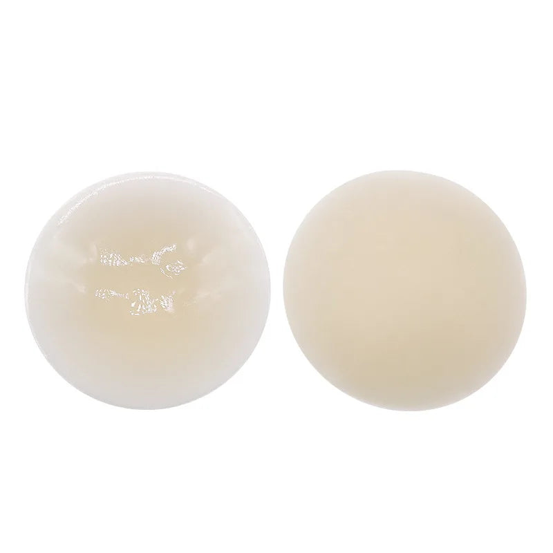 Reusable Silicone Nipple Covers — Invisible Adhesive Chest Stickers & Sticky Bra Pads - Women Sticky Bra Pads Intimate Accessories
