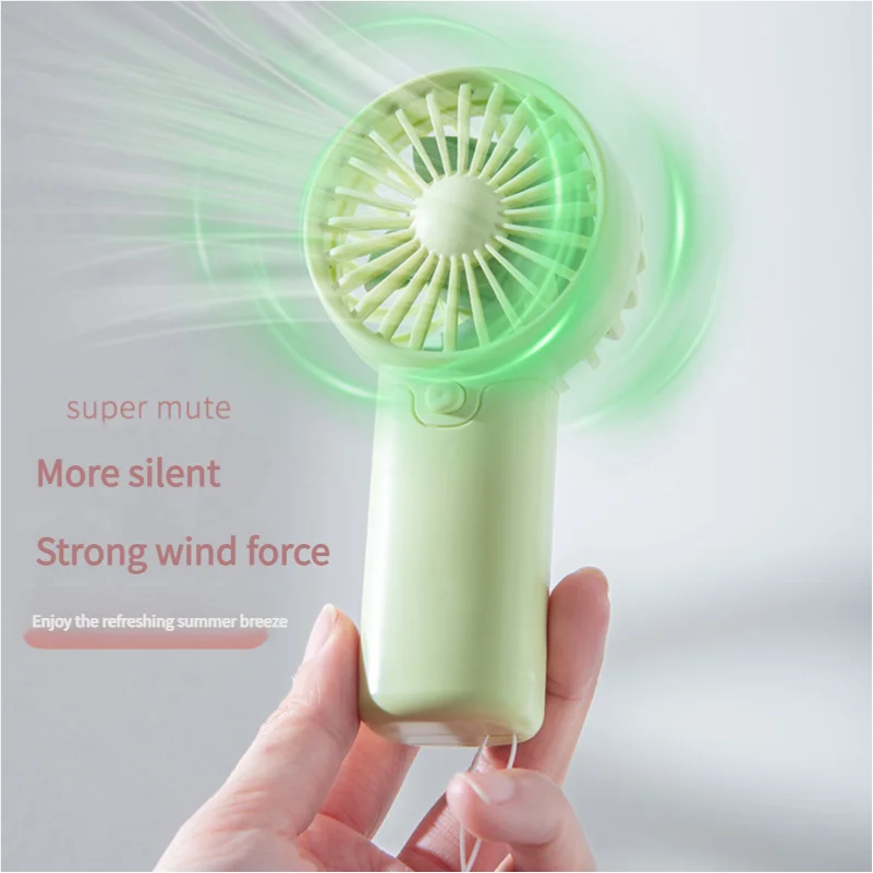 Portable Handheld Mini Fan — AA Battery Lightweight Pocket Air Cooler Cooling Fan
