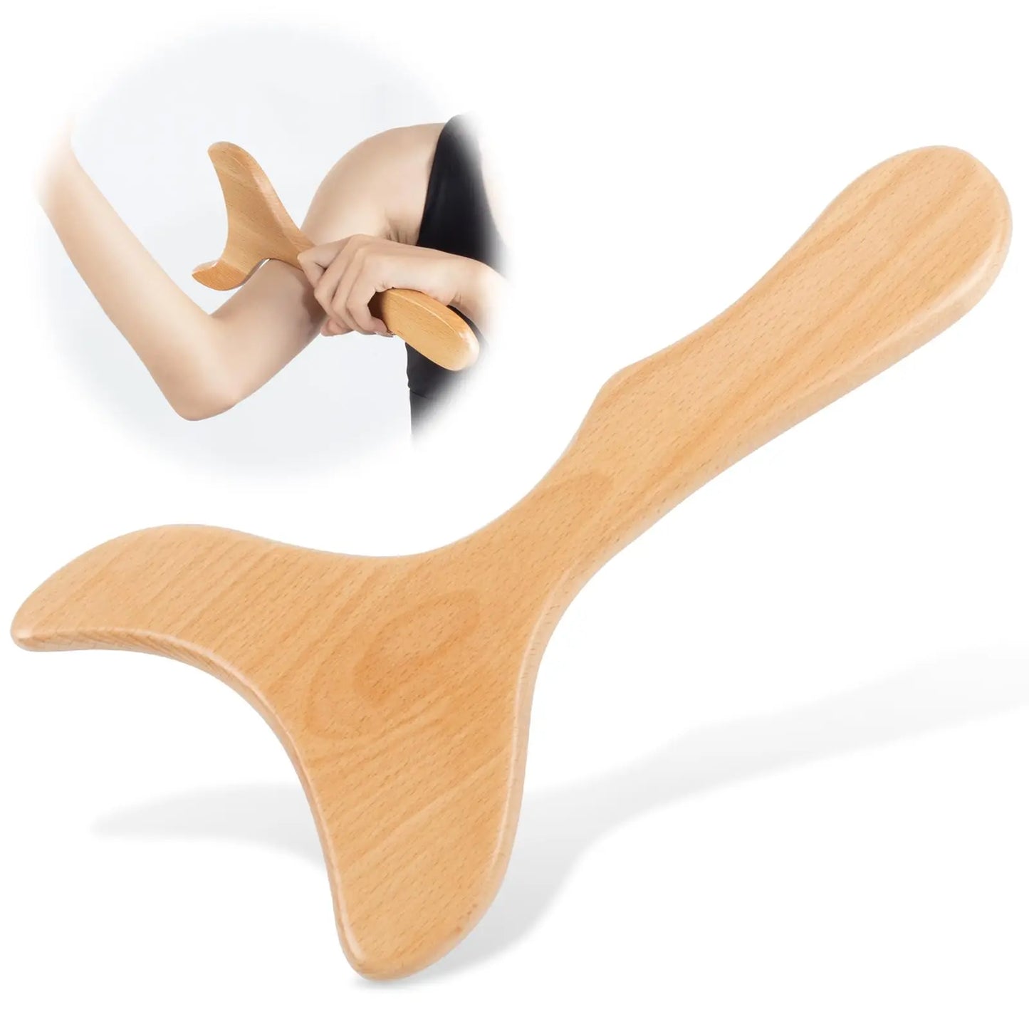Wooden Massage Roller Set — Maderoterapia Lymphatic Drainage Body Massage Gua Sha Kit