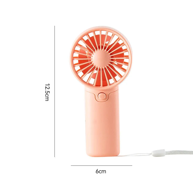 Portable Handheld Mini Fan — AA Battery Lightweight Pocket Air Cooler Cooling Fan