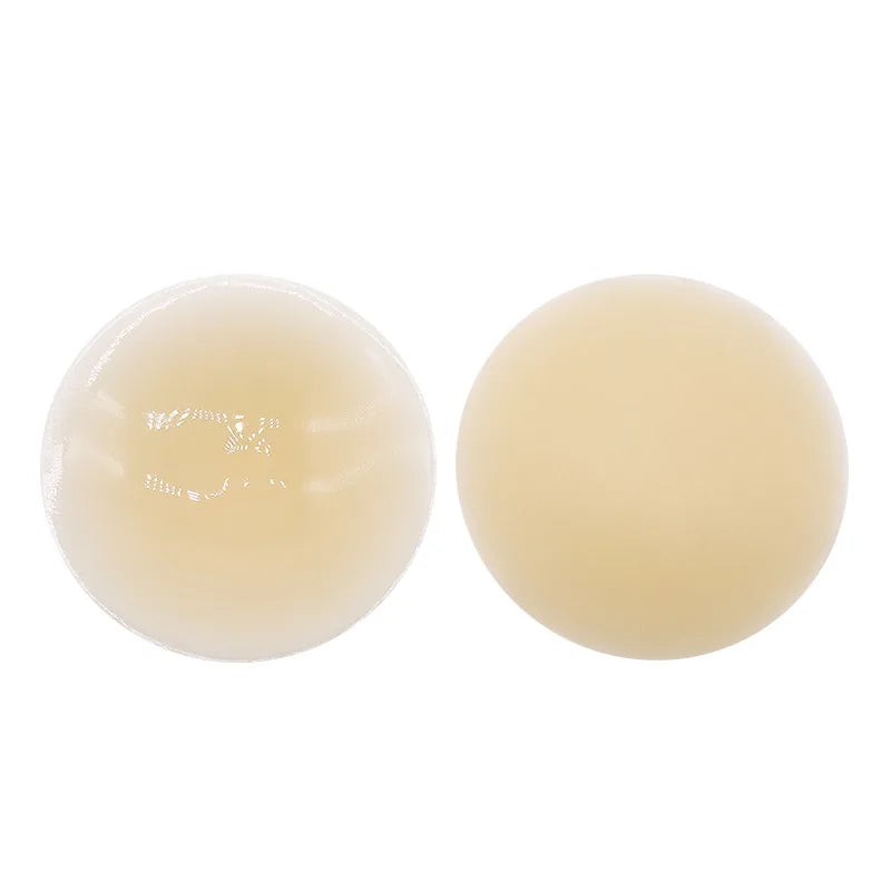 Reusable Silicone Nipple Covers — Invisible Adhesive Chest Stickers & Sticky Bra Pads - Women Sticky Bra Pads Intimate Accessories