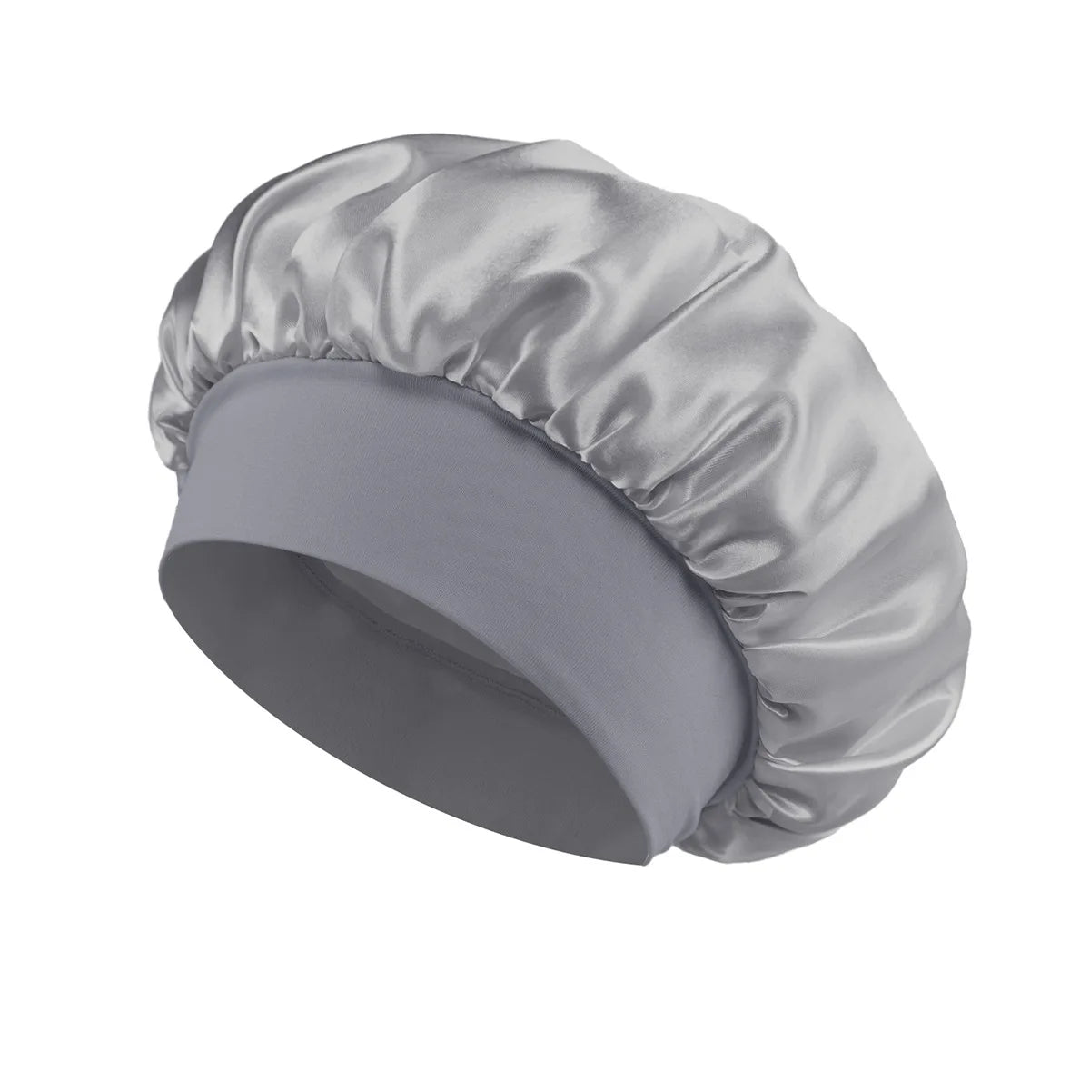 Silk Satin Lined Hair Bonnet for Sleeping – Large Soft Sleep Cap Wrap for Hair
