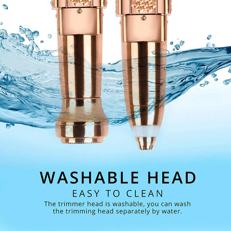 Electric Facial & Body Hair Remover for Women – Painless Eyebrow, Bikini & Facial Trimmer Epilator Shaver