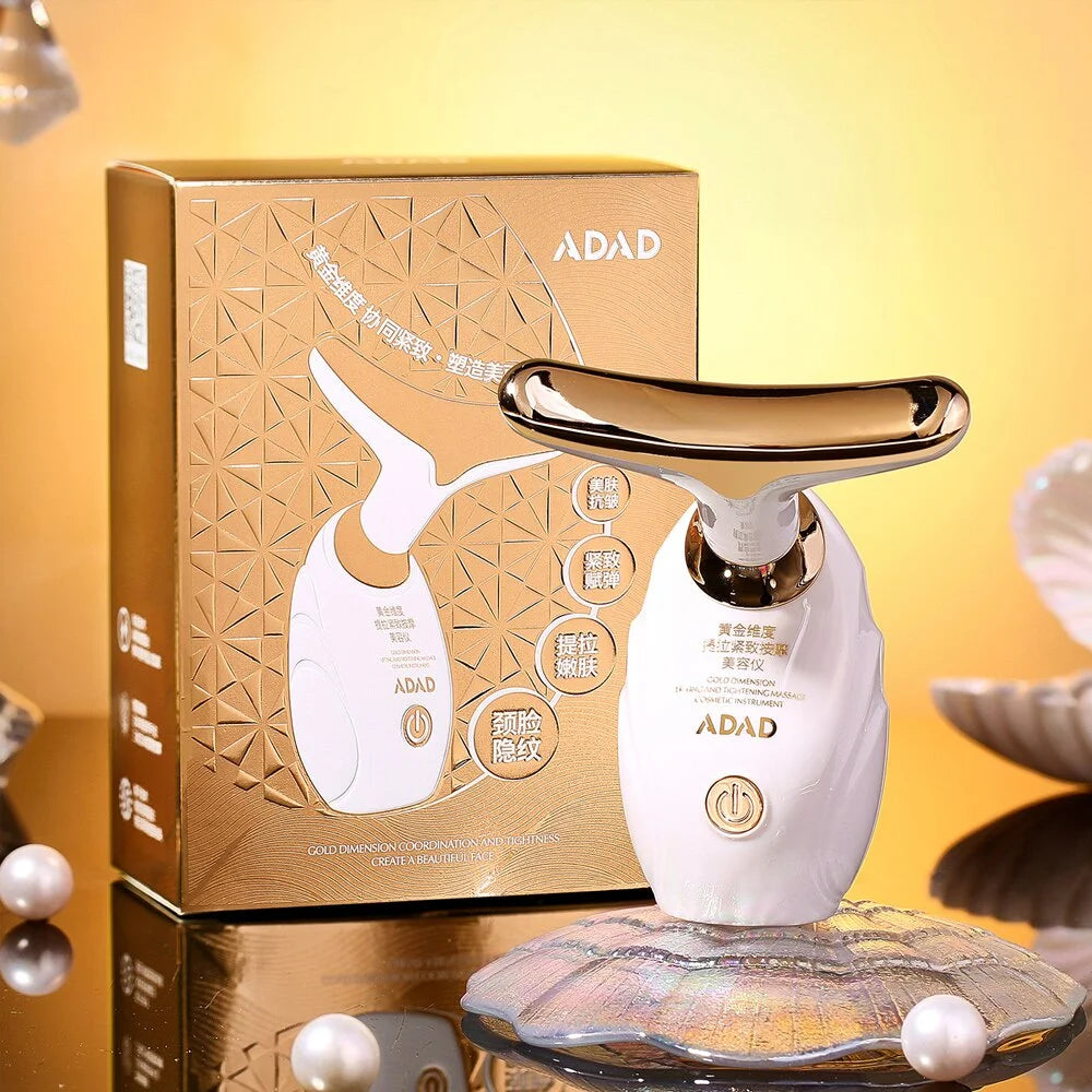 Face & Neck Microcurrent Massager — Anti-Aging Eye Lifting Skin Rejuvenation Device