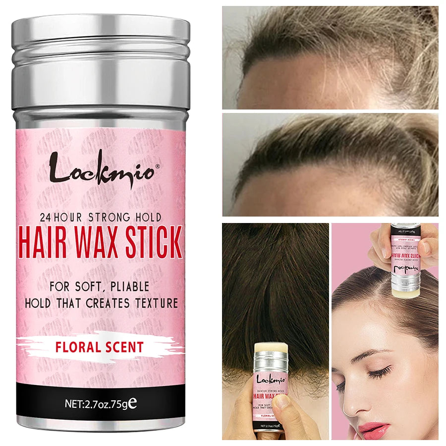Anti-Frizz Styling Wax Rod for Women — Pomade Broken Hair Mud Wig Edge Control