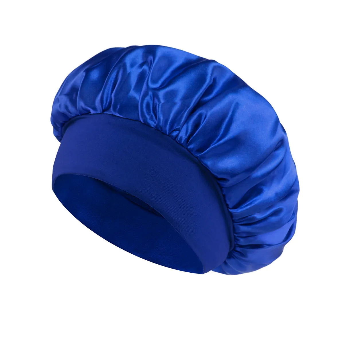 Silk Satin Lined Hair Bonnet for Sleeping – Large Soft Sleep Cap Wrap for Hair