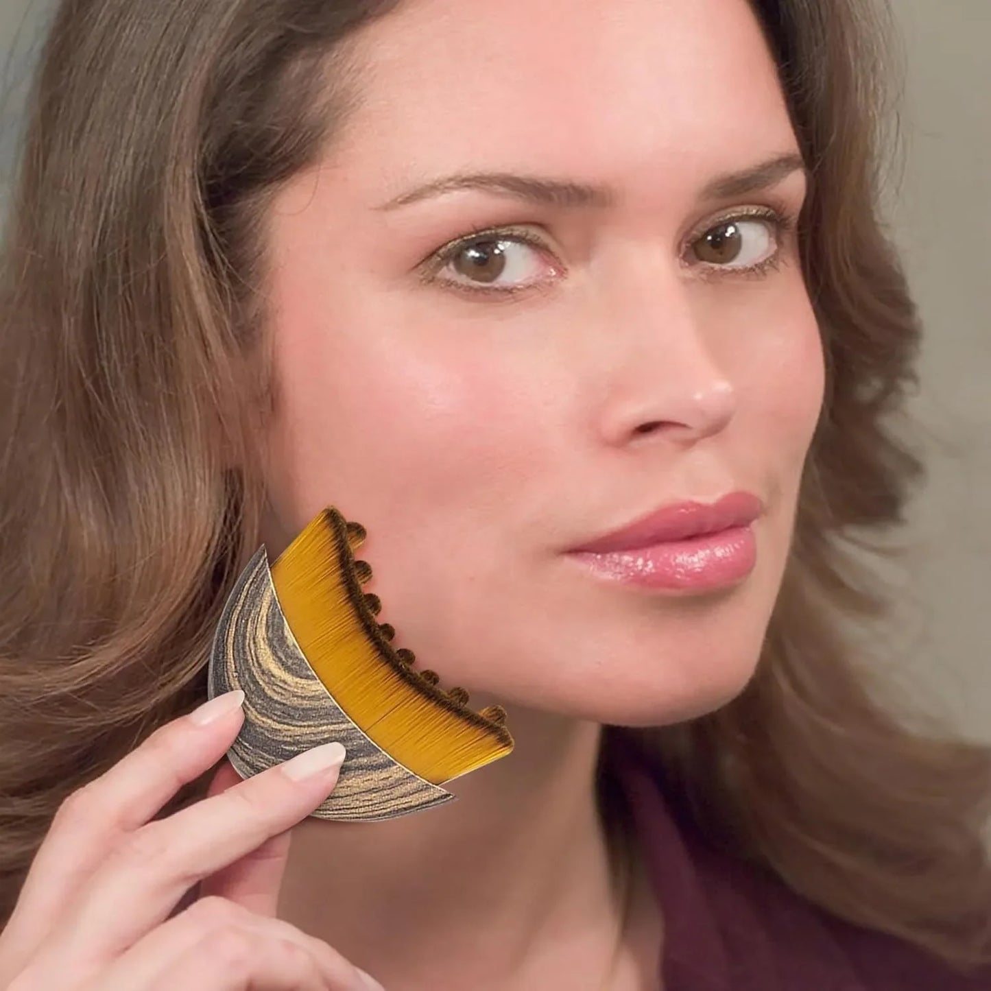Lymphatic Drainage Facial Brush — Face Contouring & Stimulating Massage Tool