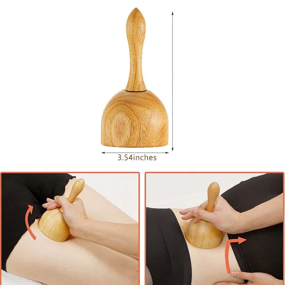 Wood Therapy Massage Tool — Fascia Body Sculpting Muscle Pain Relief Massage Device
