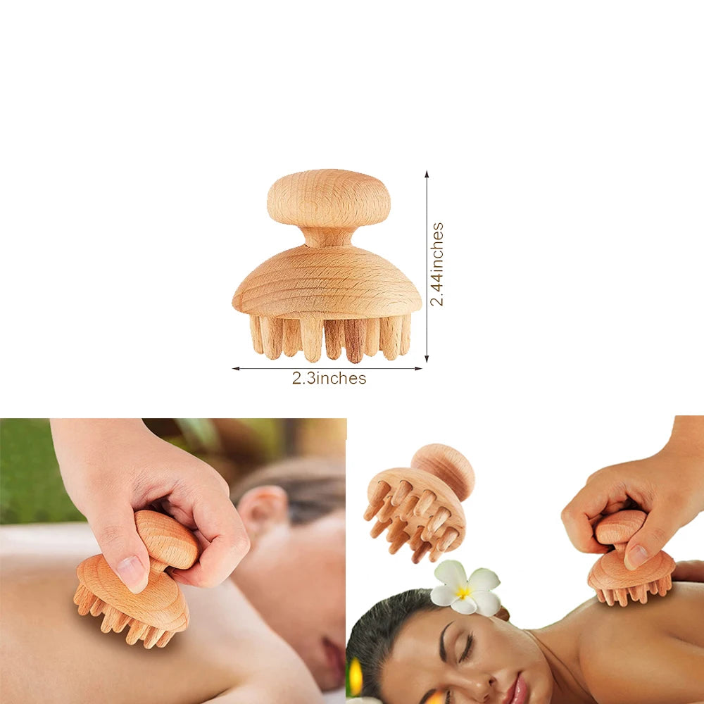Wood Therapy Massage Tool — Fascia Body Sculpting Muscle Pain Relief Massage Device