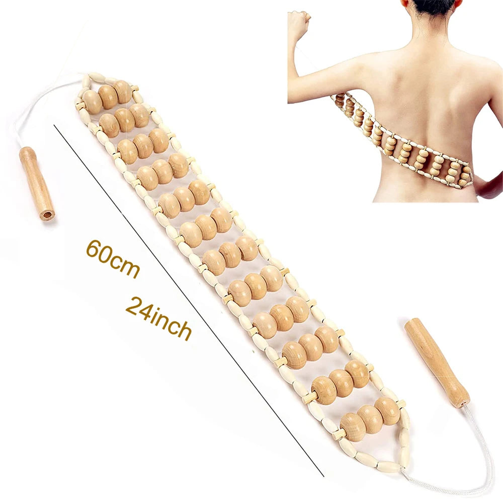 Wood Therapy Massage Tool — Fascia Body Sculpting Muscle Pain Relief Massage Device