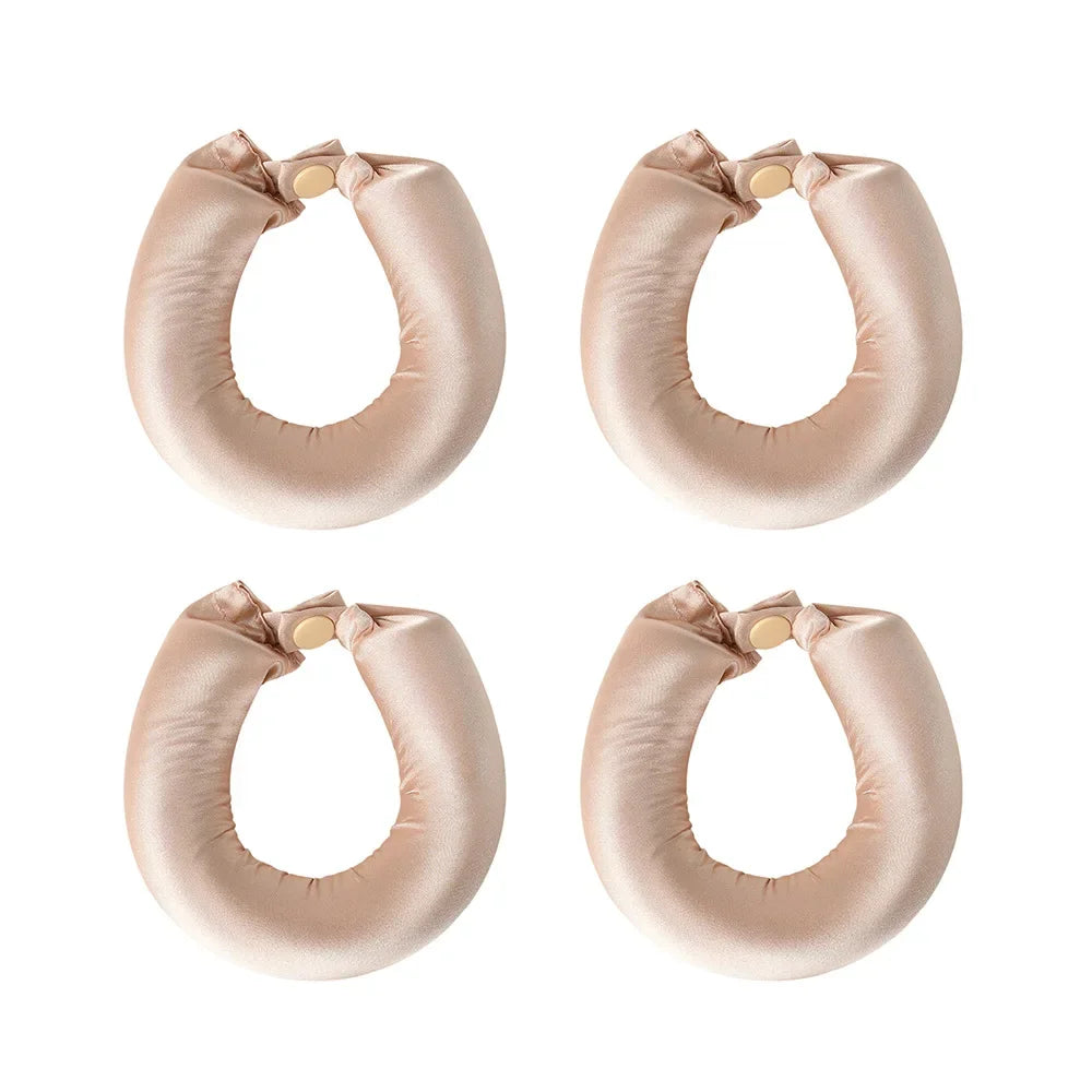 Heatless Hair Curlers Satin Curling Rod Headband No Heat Silk Curls Lazy Hair Rollers Soft Hair Curler to Sleep in Styling Tools