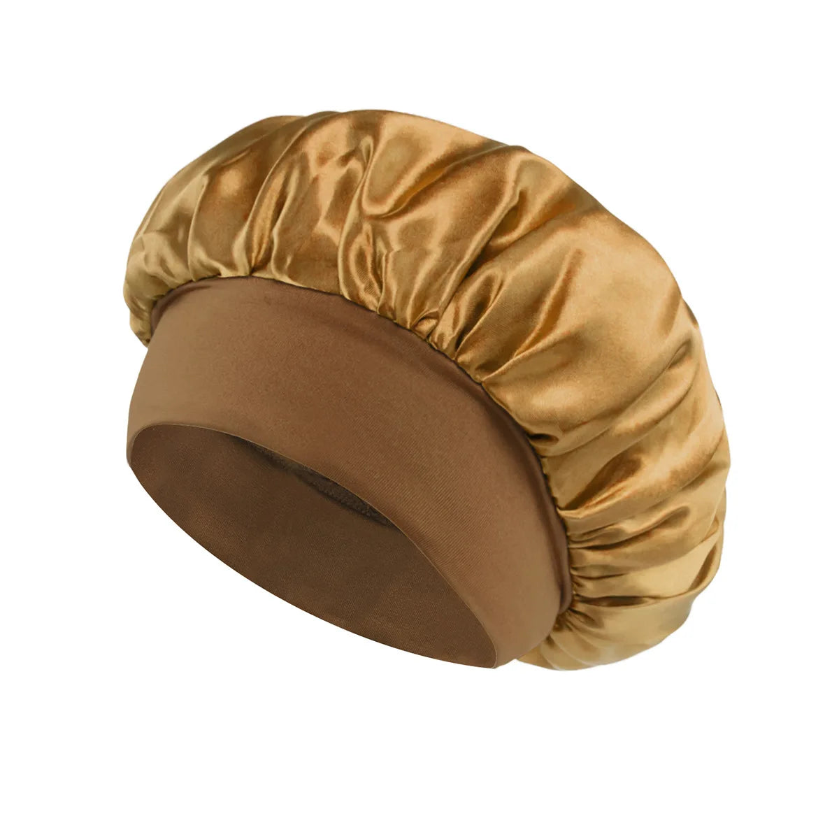 Silk Satin Lined Hair Bonnet for Sleeping – Large Soft Sleep Cap Wrap for Hair