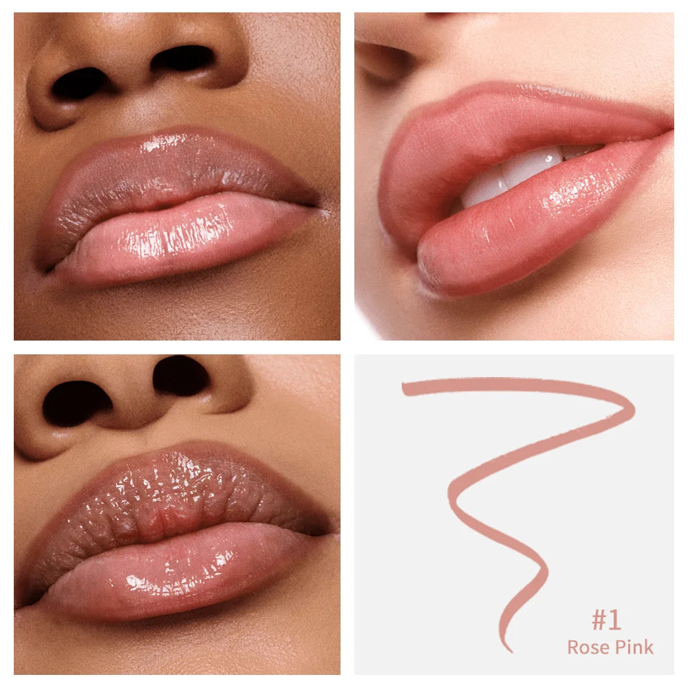 Waterproof Peel-Off Lip Tint — Long-Lasting Matte Lip Stain & Contour Liner
