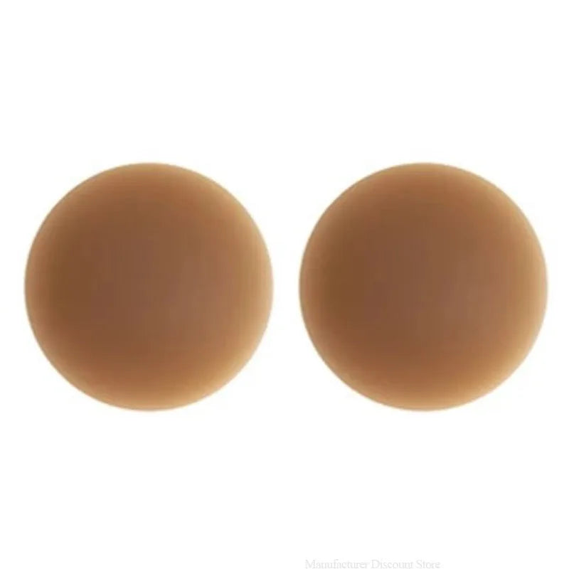 Reusable Silicone Nipple Covers — Invisible Adhesive Chest Stickers & Sticky Bra Pads - Women Sticky Bra Pads Intimate Accessories