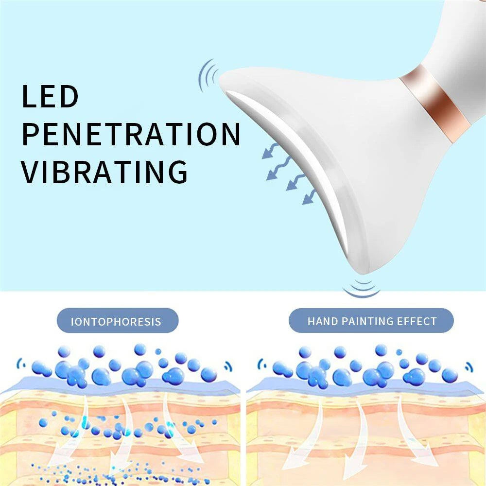 Face & Neck Microcurrent Massager — Anti-Aging Eye Lifting Skin Rejuvenation Device