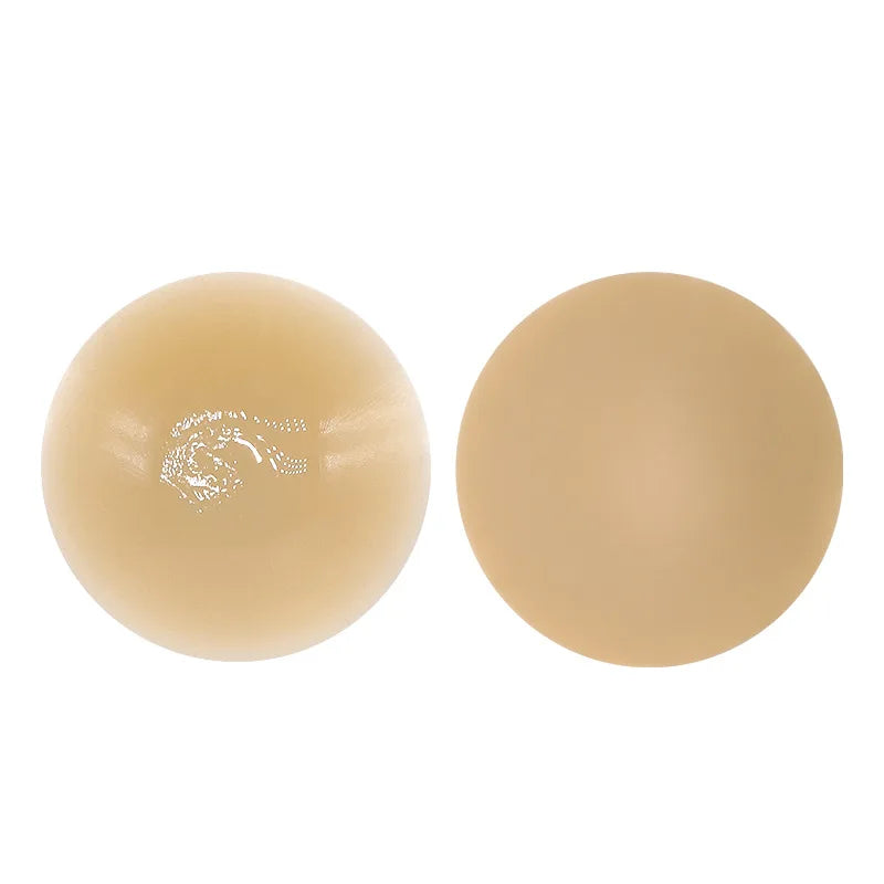 Reusable Silicone Nipple Covers — Invisible Adhesive Chest Stickers & Sticky Bra Pads - Women Sticky Bra Pads Intimate Accessories